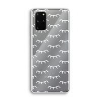 Wimpers: Samsung Galaxy S20 Plus Transparant Hoesje