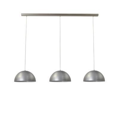 Masterlight Leuke eetkamerlamp zilvergrijsConcepto 3x30 - 2730-37-S-130-3