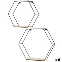 Kapstok Max Home Ijzer Hout MDF (6 Stuks)