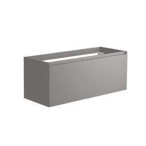 Onderkast Allibert Nordik 120x46x47,2 cm Gelakt MDF Ultra Mat Grijs (wastafel optioneel)