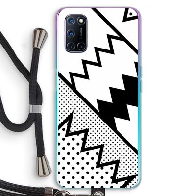 Pop Art #5: Oppo A72 Transparant Hoesje met koord