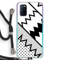 Pop Art #5: Oppo A72 Transparant Hoesje met koord