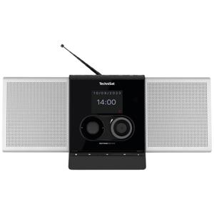 TechniSat MULTYRADIO 600 CD IR Internetradio DAB+, VHF (FM) Bluetooth, Internetradio, LAN, USB, WiFi, CD, FM, DAB+, MP3 Spotify, Multiroom ondersteuning,