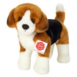 Knuffeldier Beagle hond - zachte pluche stof - premium kwaliteit knuffels - bruin/wit - 23 cm