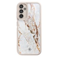 Samsung Galaxy A14 beige case - Marmer goud Samsung Galaxy A14 beige case - Marmer goud