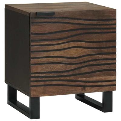 Nachtkastje Walnotenhout 40 x 33 x 46 cm massief mangohout