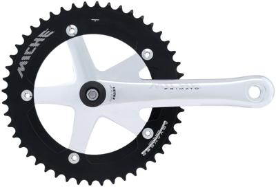 Miche crankstel pista advanced 170mm 48tds. 1/8 zilver