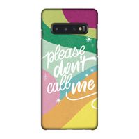 Don't call: Samsung Galaxy S10 4G Volledig Geprint Hoesje