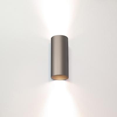 Artdelight Wandlamp Roulo 2 lichts H 15,4 Ø 6,5 cm champagne