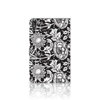 Lenovo Tab P11 | P11 Plus Tablet Cover Black Flowers - thumbnail