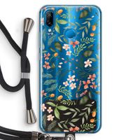 Sweet little flowers: Huawei P20 Lite Transparant Hoesje met koord
