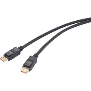 Renkforce RF-6562820 DisplayPort-kabel DisplayPort Aansluitkabel DisplayPort-stekker 2.00 m Zwart 8K UHD