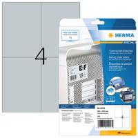 Etiket herma 4216 105x148mm folie 100stuks zilver