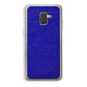 Majorelle Blue: Samsung Galaxy A8 (2018) Transparant Hoesje