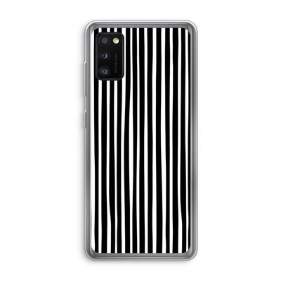 Stripes: Samsung Galaxy A41 Transparant Hoesje