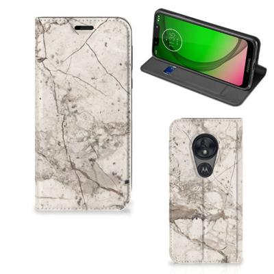 Motorola Moto G7 Play | Standcase | Marmer Beige