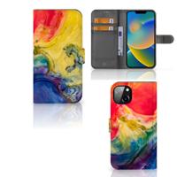 Hoesje iPhone 14 Plus Watercolor Dark