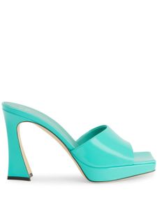 Giuseppe Zanotti sandales Solhene 100 mm à plateforme - Vert