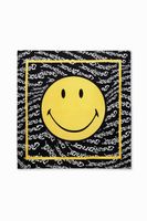 Vierkante sjaal met Smiley® - BLACK - U