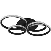 LED Plafondlamp Dimbaar 27W - Rond Mat Zwart - 4000K Natuurlijk Wit