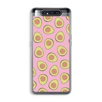 Dancing avocados: Samsung Galaxy A80 Transparant Hoesje