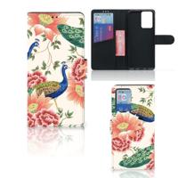 Telefoonhoesje | Met pasjeshouder | voor Xiaomi Redmi Note 10 Pro Pink Peacock