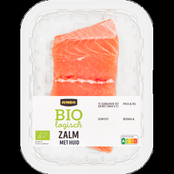 Jumbo Biologisch Zalm met Huid ca. 120 g