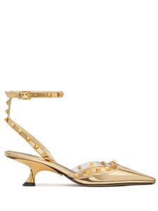 Valentino Garavani escarpins Rockstud Couture 50 mm - Or