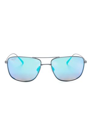 Maui Jim lunettes de soleil Mikioi à monture pilote - Gris