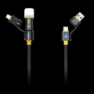 Waka waka Connect Kabel Zwart 100cm