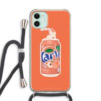 S(peach)less: iPhone 11 Transparant Hoesje met koord