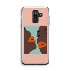 Orange lips: Samsung Galaxy J8 (2018) Transparant Hoesje