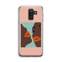 Orange lips: Samsung Galaxy J8 (2018) Transparant Hoesje