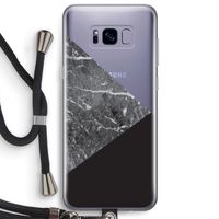 Combinatie marmer: Samsung Galaxy S8 Plus Transparant Hoesje met koord