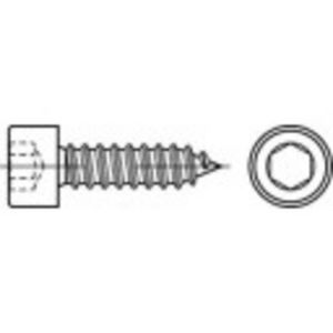 TOOLCRAFT 1067947 Cilinderplaatschroeven 5.5 mm 50 mm Binnenzeskant (inbus) 88312 RVS A2 200 stuk(s)