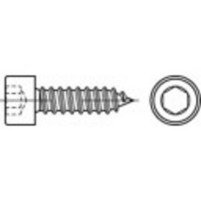 TOOLCRAFT 1067948 Cilinderplaatschroeven 5.5 mm 60 mm Binnenzeskant (inbus) 88312 RVS A2 200 stuk(s)