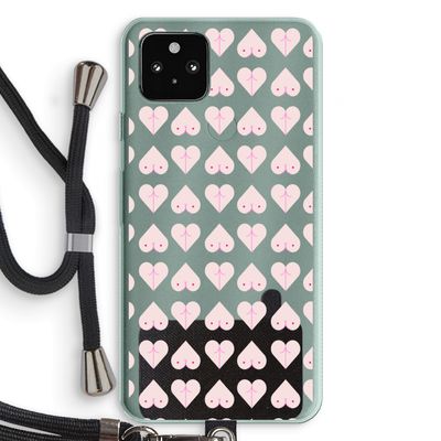 Ass 'n Titties: Pixel 5a 5G Transparant Hoesje met koord