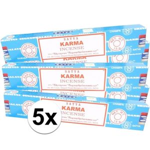 5x Nag Champa wierook Karma 15 gram