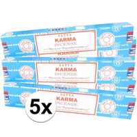 5x Nag Champa wierook Karma 15 gram