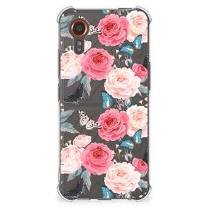 Samsung Galaxy Xcover 7 Case Butterfly Roses