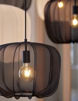 Light & Living Bohemian hanglampPlumeria zwart Ø 40cm - 2963312