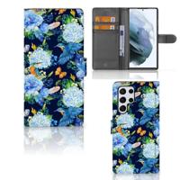 Telefoonhoesje | Met pasjeshouder | voor Samsung Galaxy S22 Ultra IJsvogel