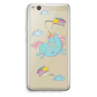 Vliegende eenhoorn: Huawei Ascend P10 Lite Transparant Hoesje