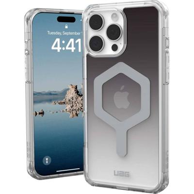 Urban Armor Gear Plyo Backcover Apple iPhone 16 Pro Max Transparant, Ombré Inductieve lading, MagSafe compatible, Stootbestendig