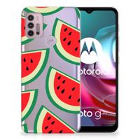 Motorola Moto G30 | G10 | Siliconen Case | Watermelons