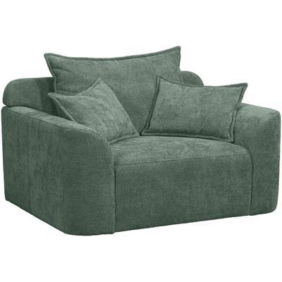 Leen Bakker - Loveseat Elsa - Eden - Salie - Stof - Groen - 99x128x84 Cm