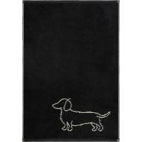 Cawö Cawo We love Dogs gemustert 6248 Gastendoekje 30x50 schwarz/beige