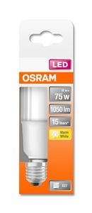 OSRAM 4058075428461 LED-lamp Energielabel E (A - G) E27 Ballon 9 W = 75 W Warmwit (Ø x l) 36 mm x 116 mm 1 stuk(s)