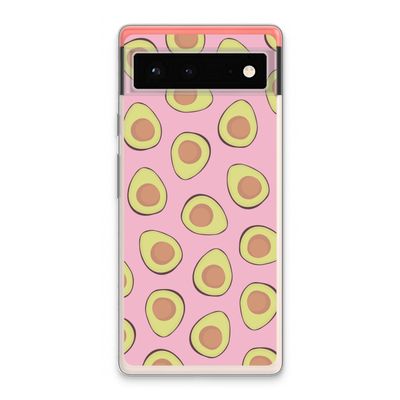 Dancing avocados: Google Pixel 6 Transparant Hoesje
