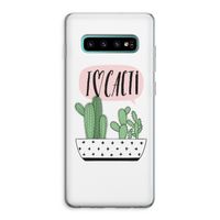 I love cacti: Samsung Galaxy S10 Plus Transparant Hoesje